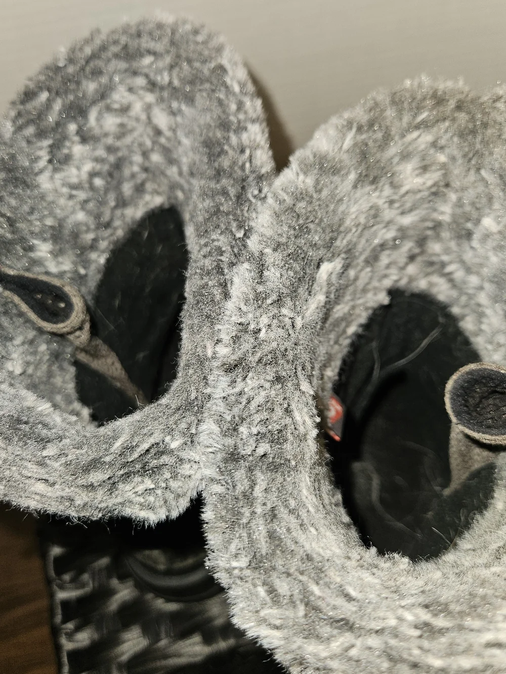 The North Face Black and Gray Women's Insulated Winter Zip Boots